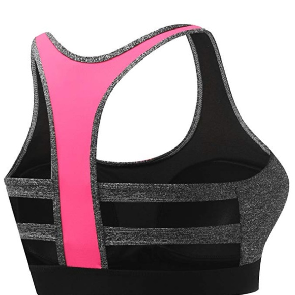 Padded Racerback Sports Bras - Picture 5 of 7